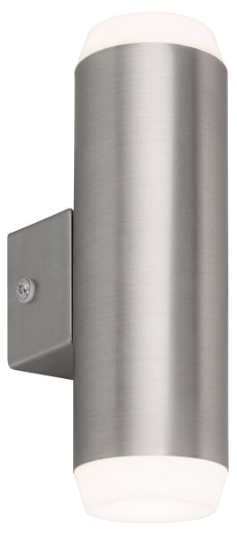 Aplică LED de exterior CATANIA 2xLED/4W/230V IP44 crom satinat Rabalux 8938