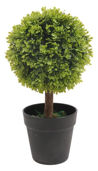 Planta artificiala buxus cu tulpina naturala 40cm