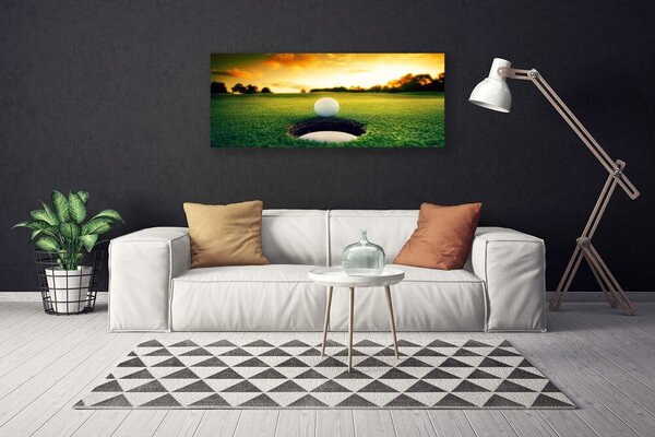 Tablou pe panza canvas Golfball spații verzi Natura Verde Galben