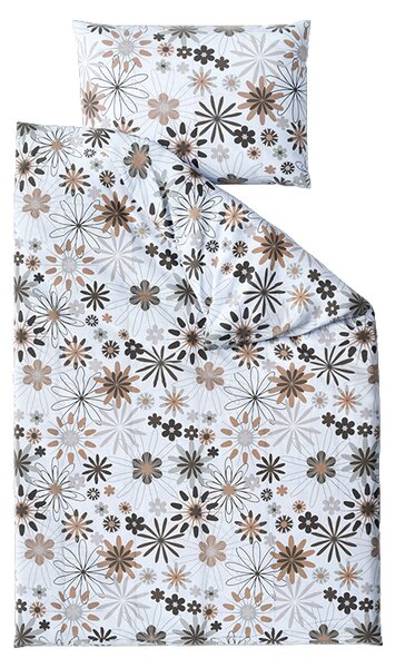 Lenjerie de pat din bumbac KLEVIS alb Dimensiune lenjerie de pat: 70 x 90 cm | 140 x 200 cm