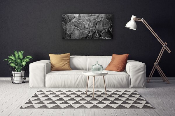 Tablou pe panza canvas Rocky Rocks Natura Gri Negru