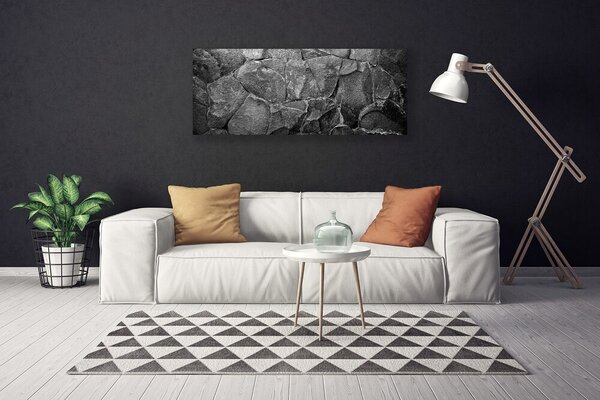 Tablou pe panza canvas Rocky Rocks Natura Gri Negru