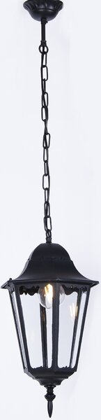 Kaja Lozana lampă suspendată exterior 1x60 W negru K-5006HCZARNY