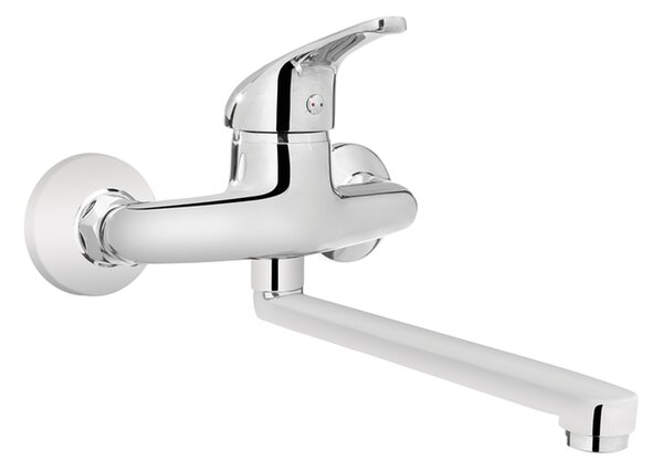 Invena Perea baterie bucătărie perete crom BC-05-001