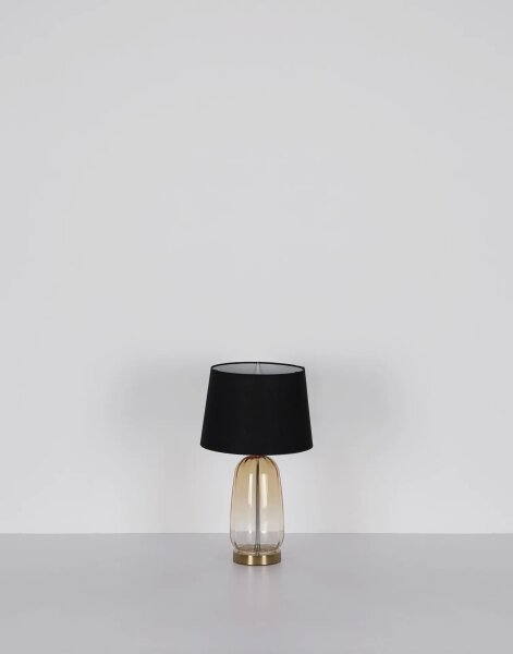 Globo 24142S - Lampă de masă CLASSY 1xE27/40W/230V negru/maro