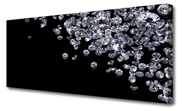 Tablou pe panza canvas Diamante Art Negru Gri Alb