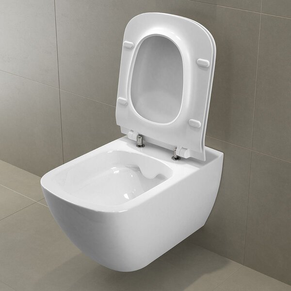 Cersanit Virgo vas wc agăţat fără margine alb K38-014