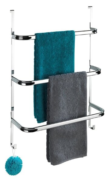 Suport pentru prosoape Wenko Towel Holder Chrome, 21 x 54 cm, argintiu