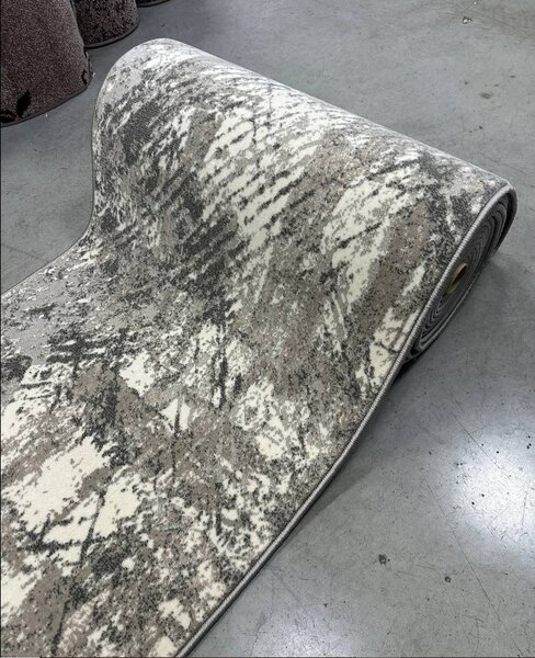 Traversa Festonata, Model Anny 33022 191, 115 cm, Crem Bej 115 x 200