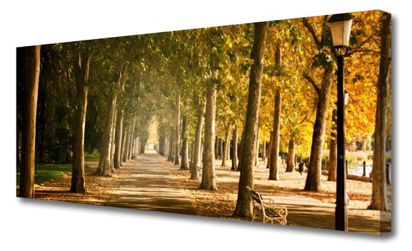 Tablou pe panza canvas Park Avenue Peisaj Brun Verde