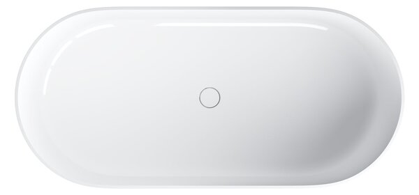 Omnires Ovo M+ cadă freestanding 160x75 cm ovală alb OVOWWBM