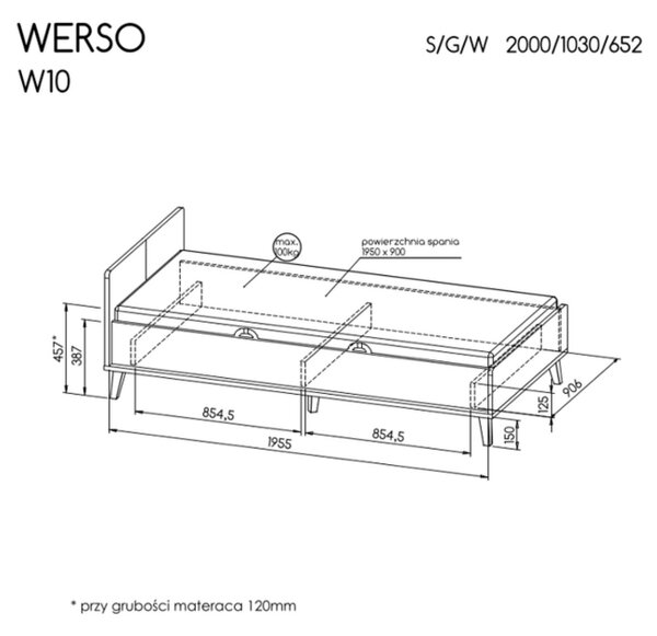 Pat Werso W10 (90x195)