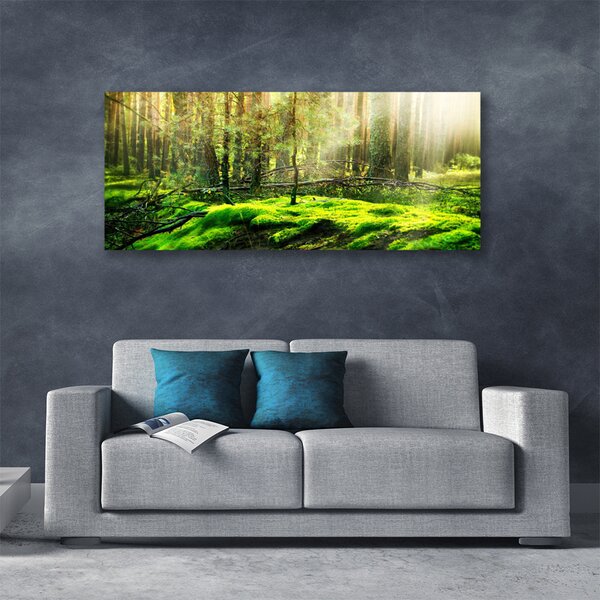 Tablou pe panza canvas Moss Natural Pădurea Verde