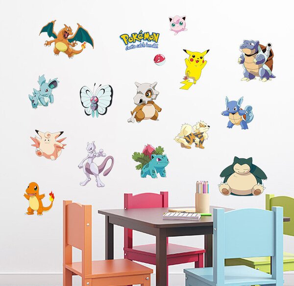 Autocolant de perete "Pokémon" 30x90 cm