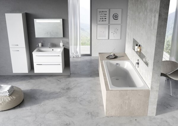 Ravak Chrome Slim cadă dreptunghiulară slim 160x70 cm alb C731300000