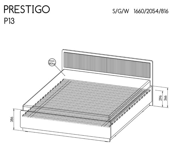 Pat Prestigo P13 (160x200 cm)