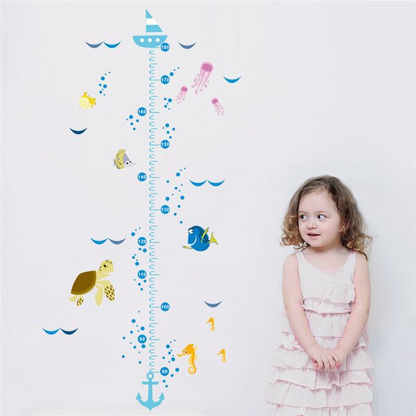 Autocolant de perete "Metru pentru copii- În căutarea lui Dory" 125x65cm