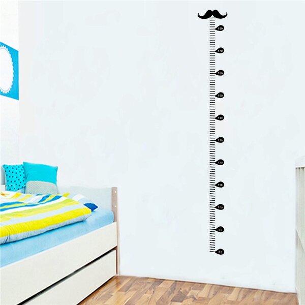 Autocolant de perete "Metru pentru copii - Barba" 110x14 cm