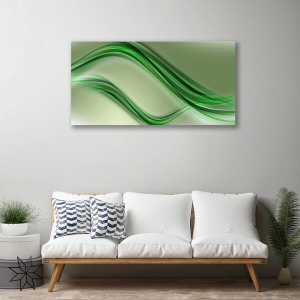 Tablou pe panza canvas Abstract Art Verde Gri