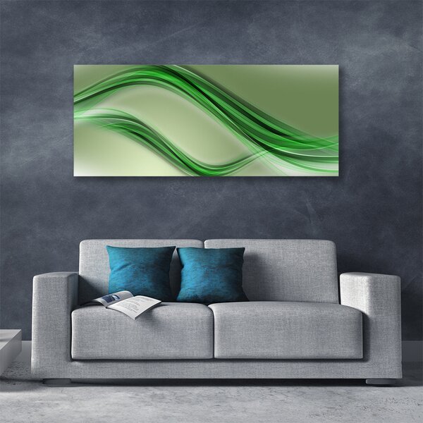 Tablou pe panza canvas Abstract Art Verde Gri