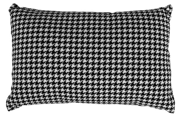 KONDELA Scaun pivotant de lux, cu model / negru, KAILAN