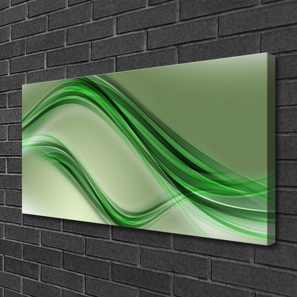 Tablou pe panza canvas Abstract Art Verde Gri