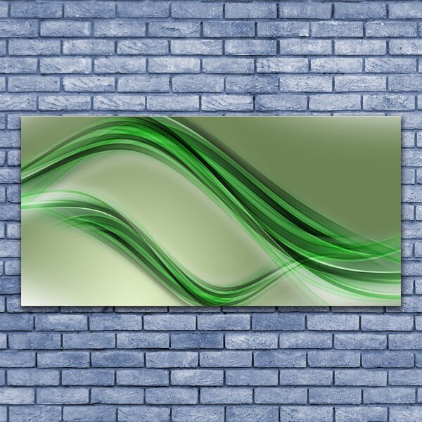 Tablou pe panza canvas Abstract Art Verde Gri