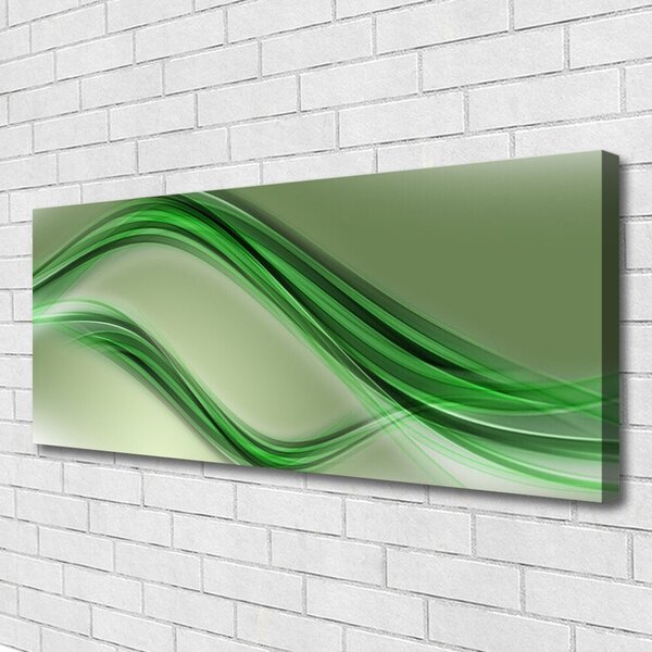 Tablou pe panza canvas Abstract Art Verde Gri