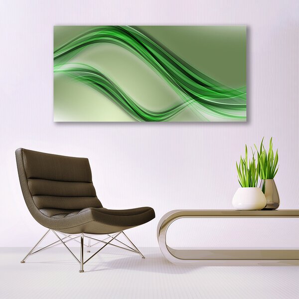 Tablou pe panza canvas Abstract Art Verde Gri