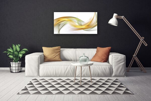 Tablou pe panza canvas Abstract Art aur galben