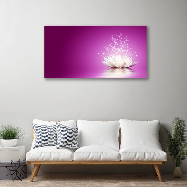Tablou pe panza canvas Lotus Flower Floral violet