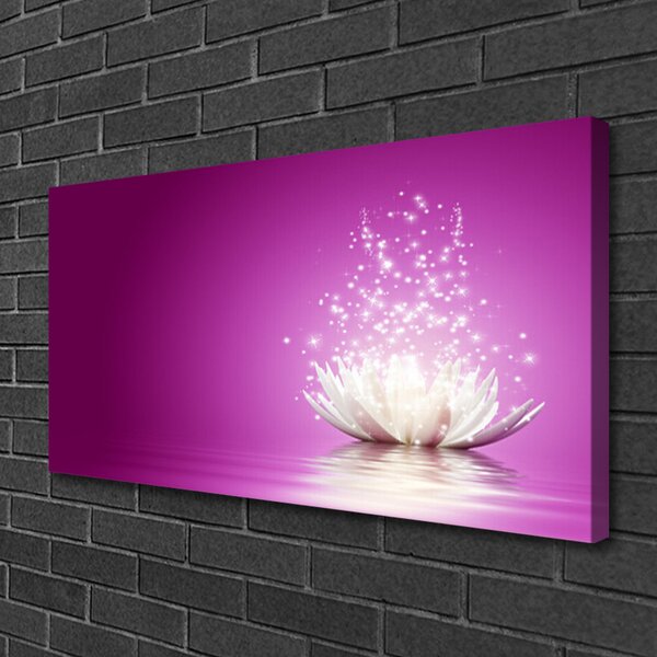 Tablou pe panza canvas Lotus Flower Floral violet