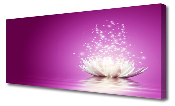 Tablou pe panza canvas Lotus Flower Floral violet