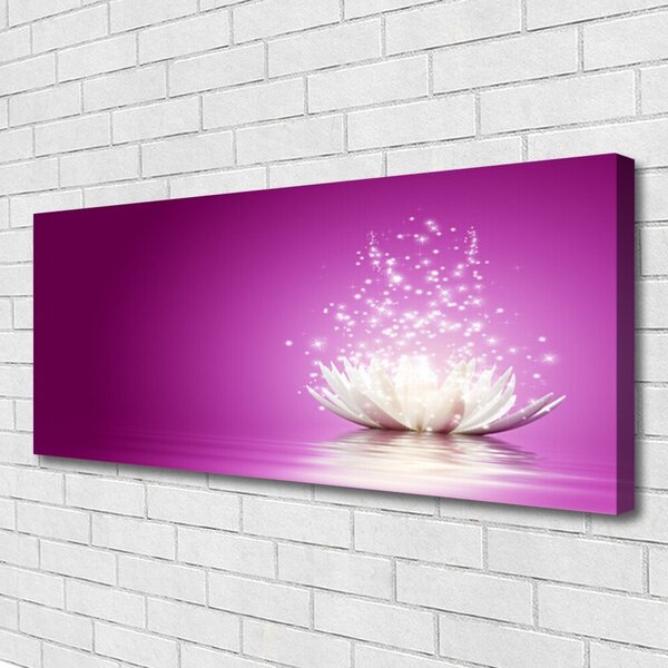 Tablou pe panza canvas Lotus Flower Floral violet