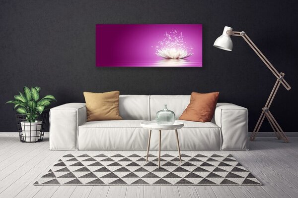 Tablou pe panza canvas Lotus Flower Floral violet