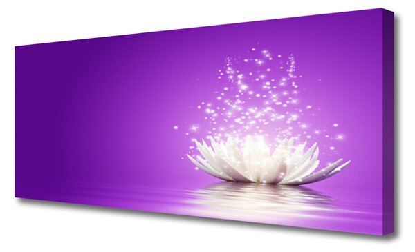 Tablou pe panza canvas Lotus Flower Floral violet