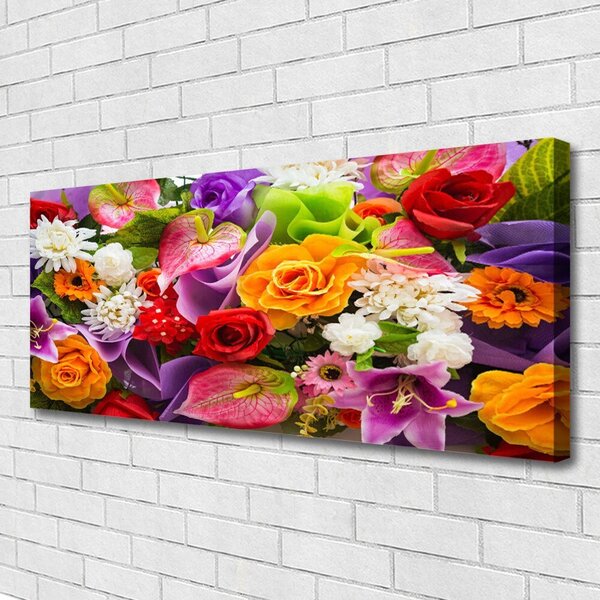 Tablou pe panza canvas Flori Floral Multi
