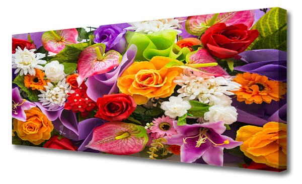 Tablou pe panza canvas Flori Floral Multi