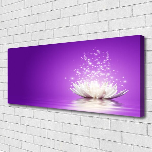 Tablou pe panza canvas Lotus Flower Floral violet