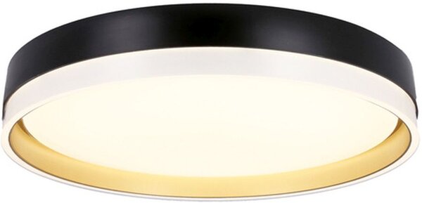 Candellux Florida plafon 1x24 W alb-negru-auriu 13-11343