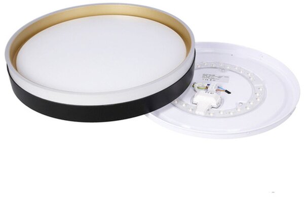 Candellux Florida plafon 1x24 W alb-negru-auriu 13-11343