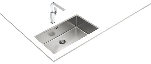Teka Be Linea chiuveta din oțel cu sifon 75x44 cm 115000066