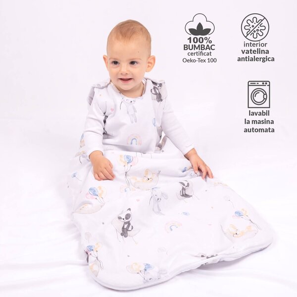 Sac de dormit copii reglabil 6-36 luni Kidizi Minnie, 1 tog