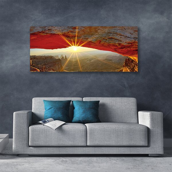 Tablou pe panza canvas Grand Canyon Peisaj Roșu Maro