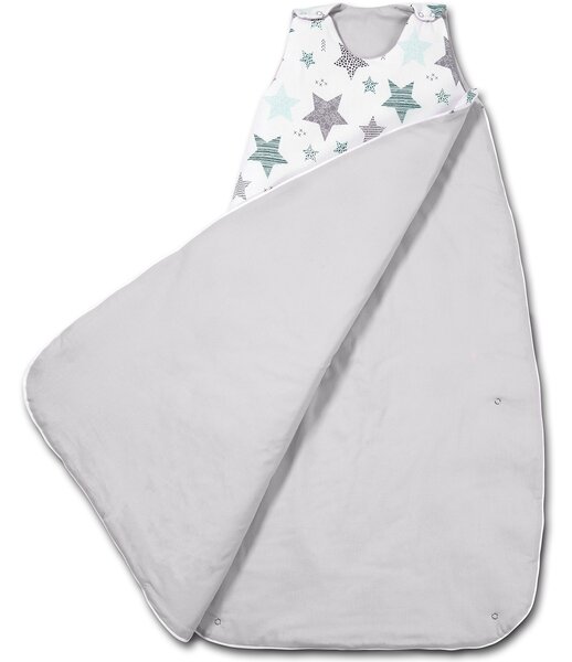 Sac de dormit copii reglabil 6-36 luni Kidizi All Mint Stars, 1 tog