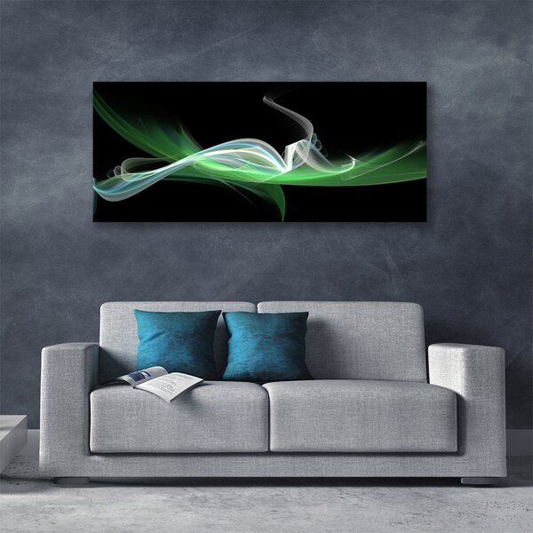 Tablou pe panza canvas Rezumat Arta Verde Negru