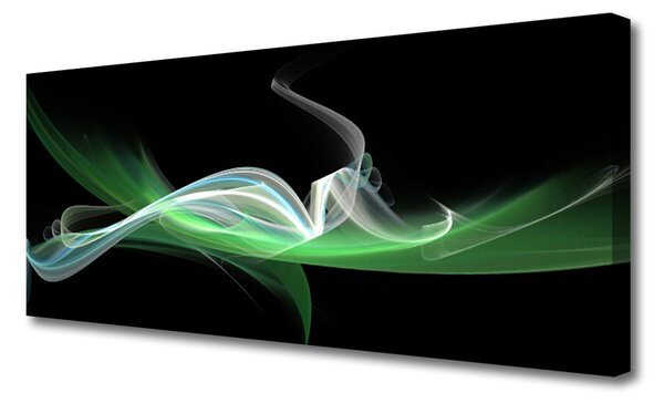 Tablou pe panza canvas Rezumat Arta Verde Negru