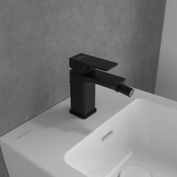 Villeroy & Boch Subway 3.0 baterie bideu stativ negru TVB112001000K5