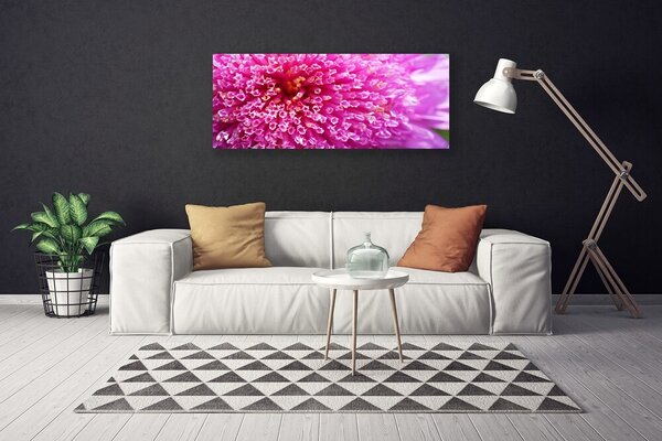 Tablou pe panza canvas Florale flori roz