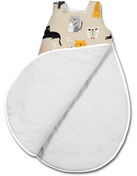 Sac de dormit copii 3-18 luni Kidizi Kitten Love, 1 tog